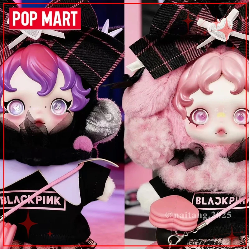 

Оригинальная плюшевая кукла POPMART SKULLPANDA × Melody Kuromi Series, милый брелок-подвеска, подарок, в наличии