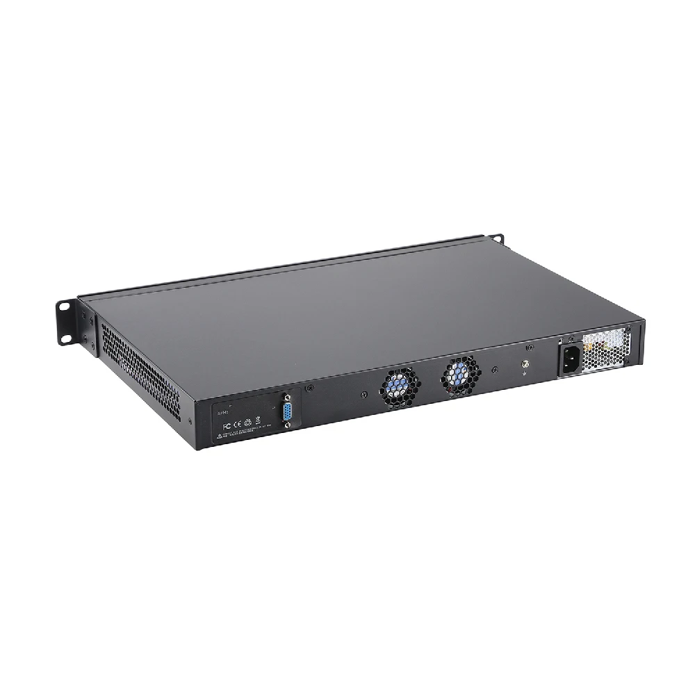 HUNSN Firewall,VPN,19 Inch 1U Rackmount Network Intel core i3/i5/i7,RS44,Appliance,Mikrotik,pFsense,OPNsense,8xLAN,2xSFP+