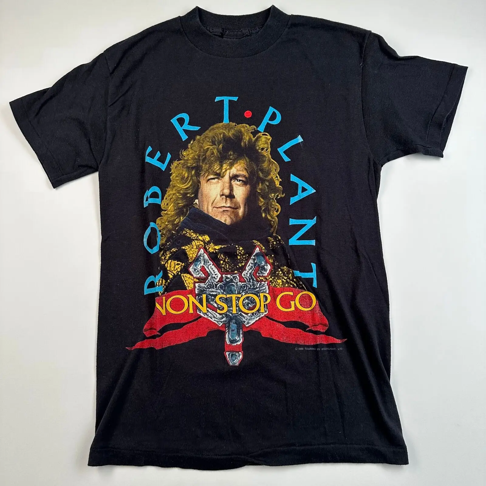 Vintage 1988 Robert Plant T Shirt Small Non Stop Go