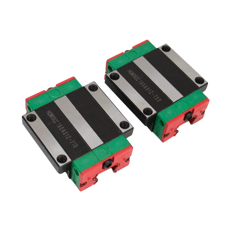 Imagem -04 - Rolamento de Bloco Linear para Trilhos Cnc Preto Verde Vermelho Hgh15ca Hgw15cc Hgh20ca Hgw20cc Pcs
