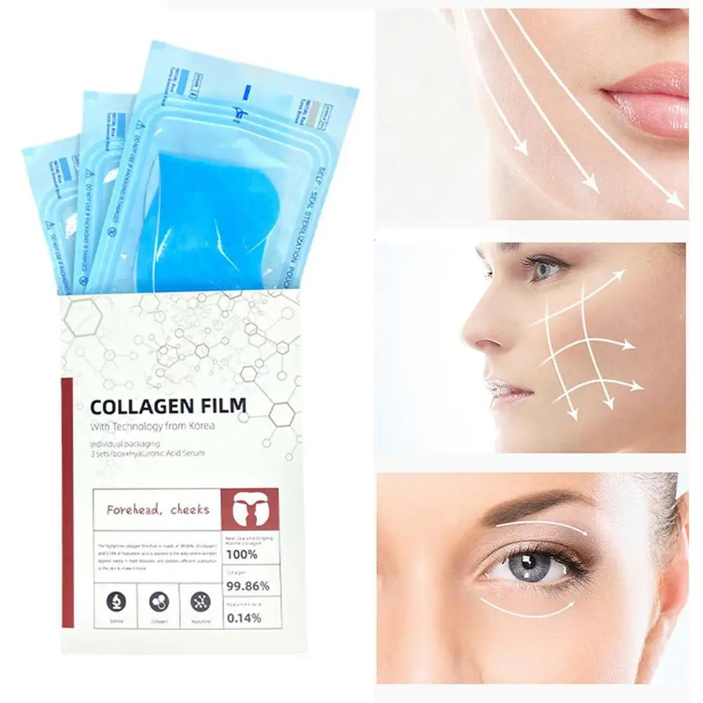 Solúvel Colágeno Rosto Hidrolisado Filme, Anti Envelhecimento, Firmando Linhas Gel, Fade Pele, Fine Lifting Care, Hidratante, P6j2