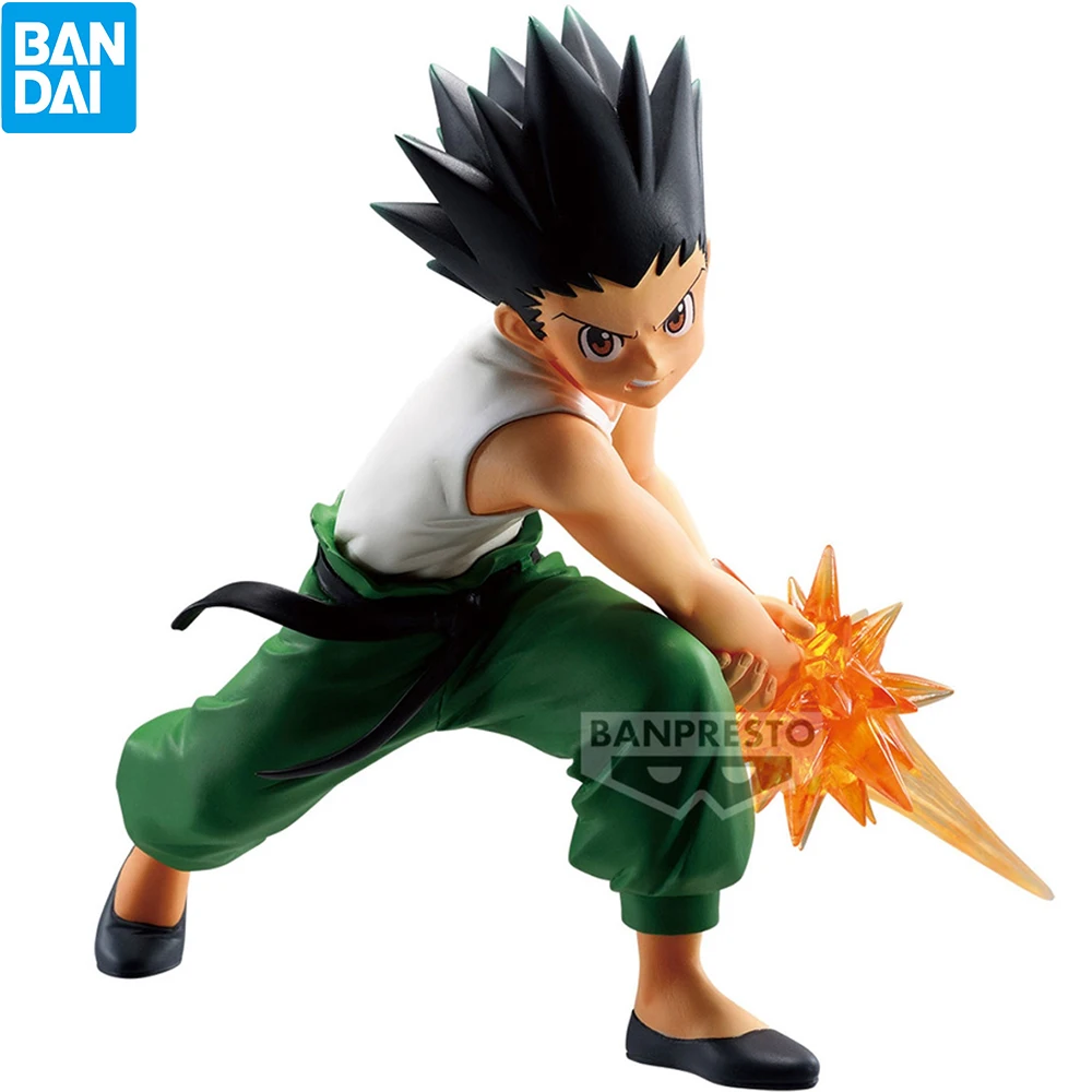 BANDAI Banpresto Vibration Stars Hunter Hunter Gon Freecss 12cm Collectible Doll Anime Figure Model Toy