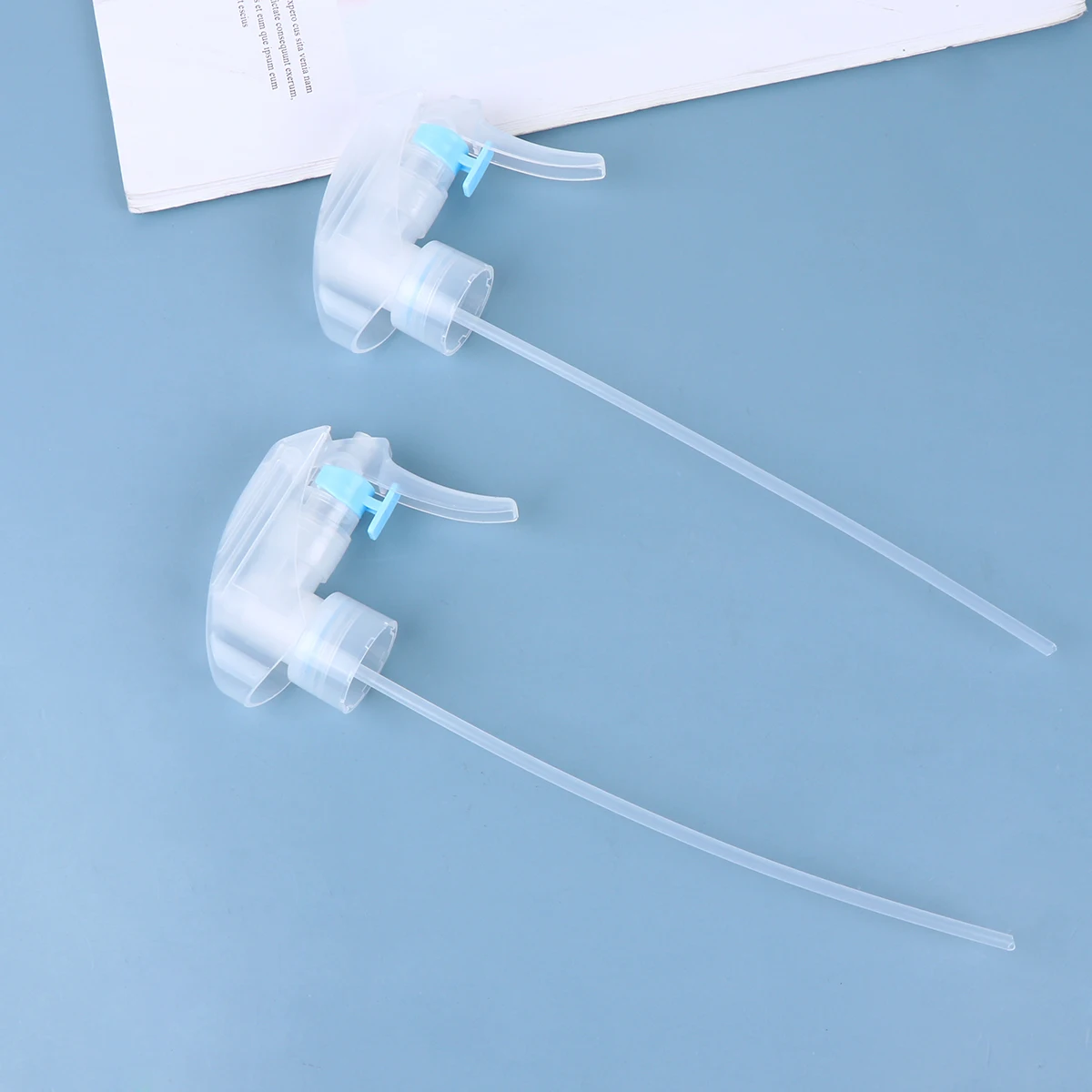 

4pcs Plastic Spray Nozzles Transparent For Gardening Cleaning Car Detailing Sprayer Replacement Spray Heads Trigger Tops