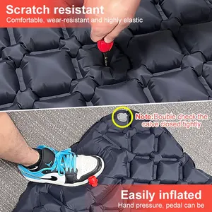 Outdoor Camping Inflatable Mattress Sleep Pillow with Ultraleve Air Mat Pillows built in Pump Flater 6 Main Sales Inflatable Mattress Car - №3