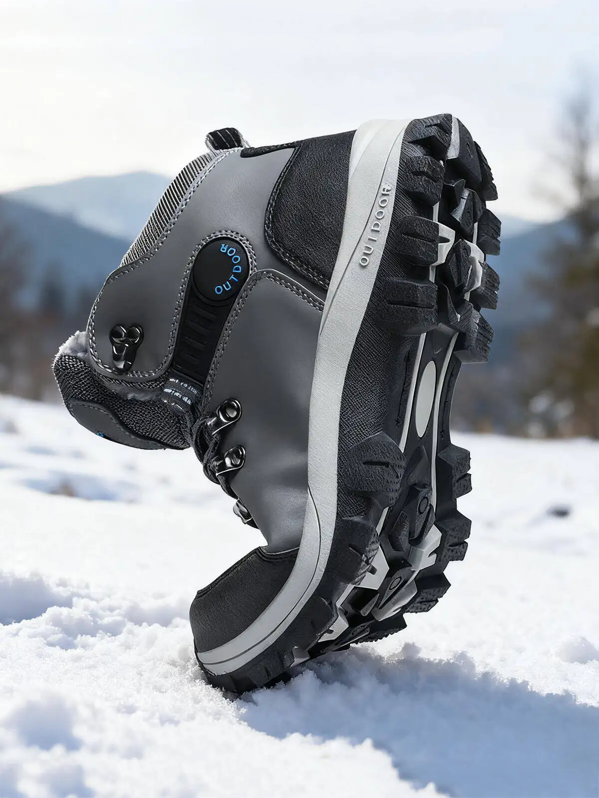 Winterstiefel für Herren aus Mikrofaser-Leder, Schneestiefel mit Plüschfutter, Warme Freizeitschuhe, Wasserdichte Herrenstiefel, Frühlings-Knöchelstiefel für Männer, Größen 36-48 – Detail 10