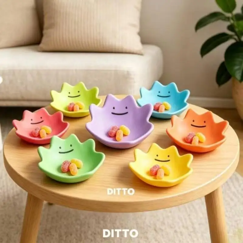 Plateau de rangement Ditto, porte-clés, plateau décoratif mignon Pokémon pour bureau, organisateur multifonction pour articles divers, pour entrée et commode