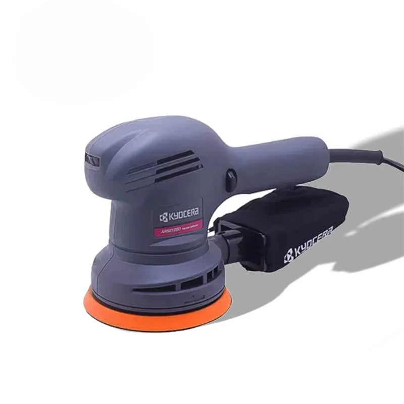 Power Tools Palm Orbital Sander Polisher Round Pad RSE-1250 5 Inch Pad Grinder 125mm Vacuumed Dust Collection