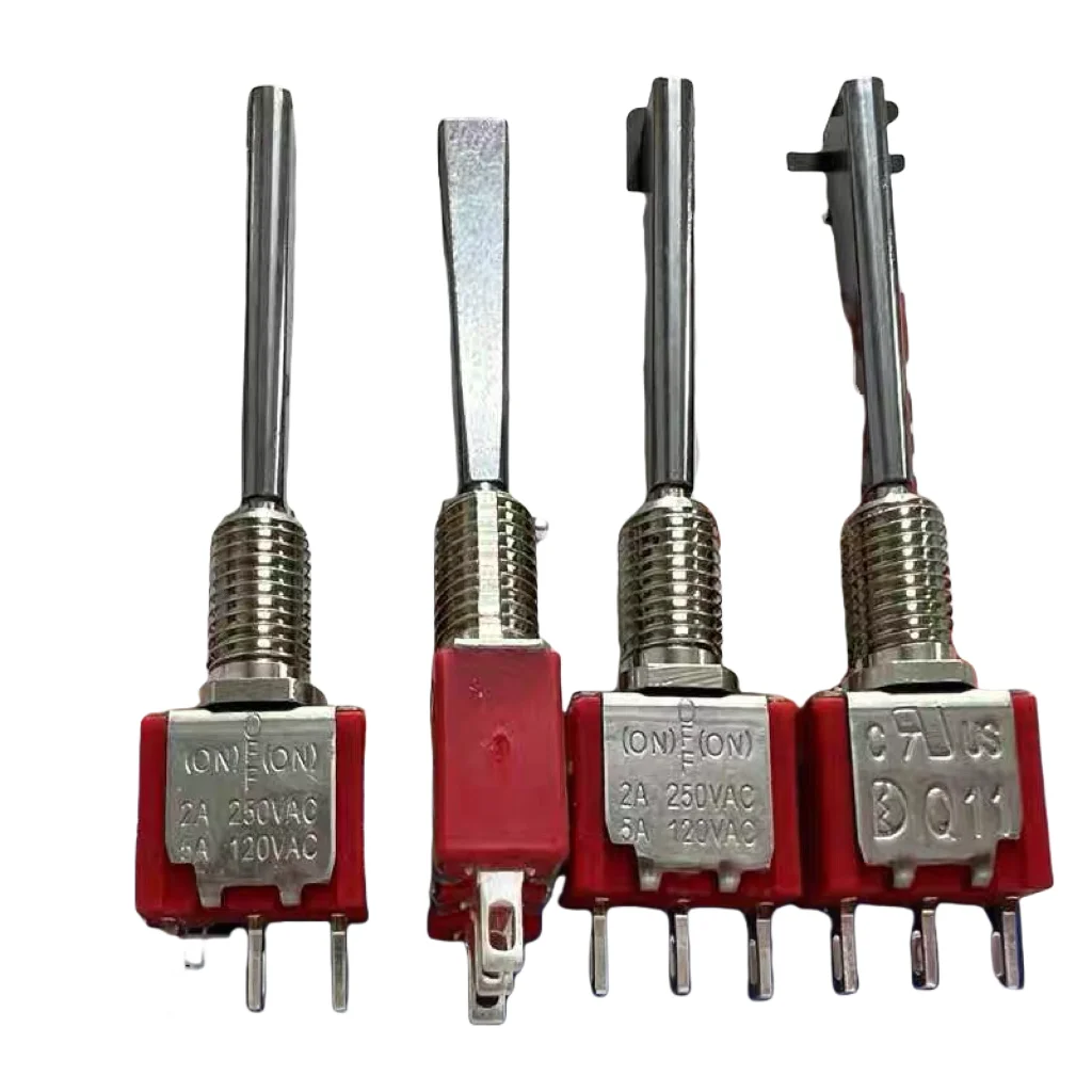 

1pcs/lots 100% original Q11 button switch 3 pin 3 position bilateral reset long flat handle rocker remote control 1MS4T61B1M1QE