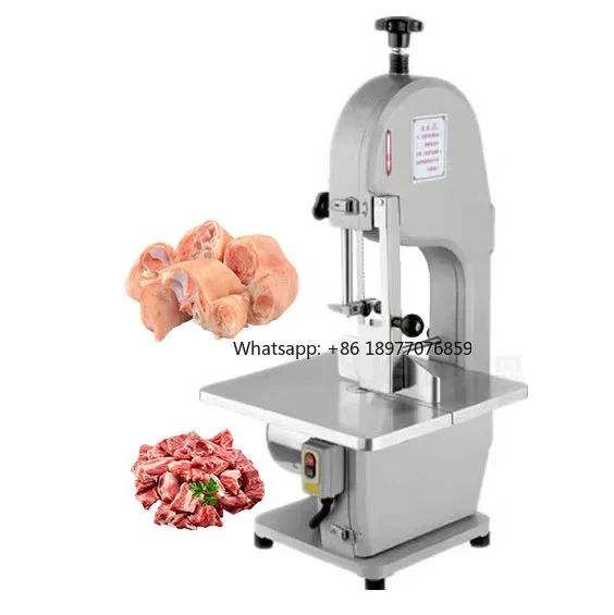 2026 Semi Automatic Butcher Electric Cutting Bone Saw Meat Band Saw Cutting Machine Meat And Bone Saw Machine