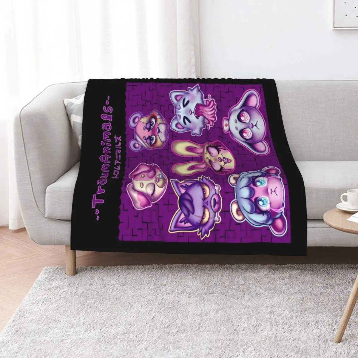 TraumAnimals رمي بطانية الأربعاء الفاخرة رمي الشعر الشتاء أسرة البطانيات #1