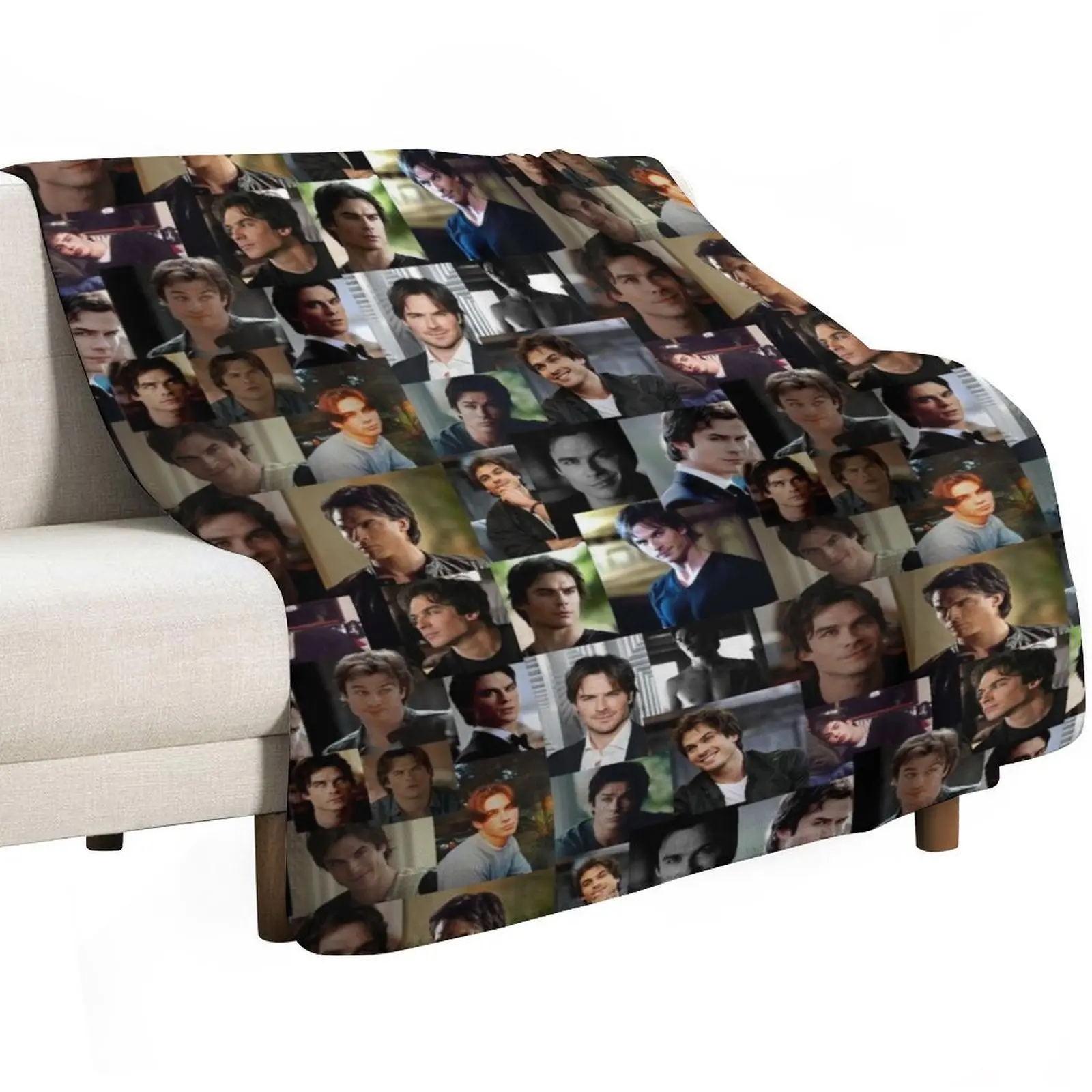 ian somerhalder Throw Blanket Summer Beddings warm for winter for winter Softest Soft Plaid Bed Blankets