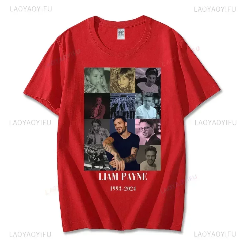 مزق ليام باين قميص اتجاه واحد تي شيرت في ذكرى ليام باين تي شيرت ريونيون تحية قصيرة الأكمام للجنسين القطن التي شيرت #6