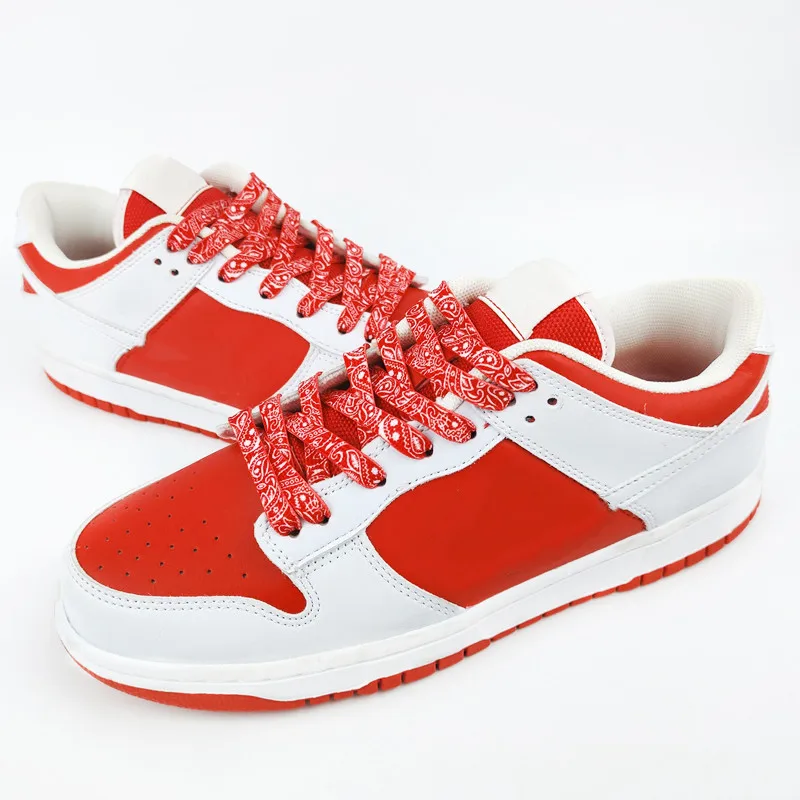 Cashew-Blumen-Schnürsenkel für Schuhe, vergoldete, flache, glänzende Schnürsenkel für Sneaker, Freizeitschuhe, Tennis- und Basketballschuhe, Damen- und Herren-Schnürsenkel – Detail 4