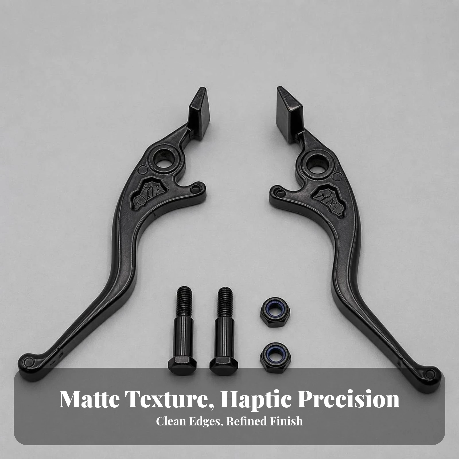 Motorcycle Brake Levers with Mounting Hardware Curved Front Brake Levers Anodized Precision Machined for off-Road Riding