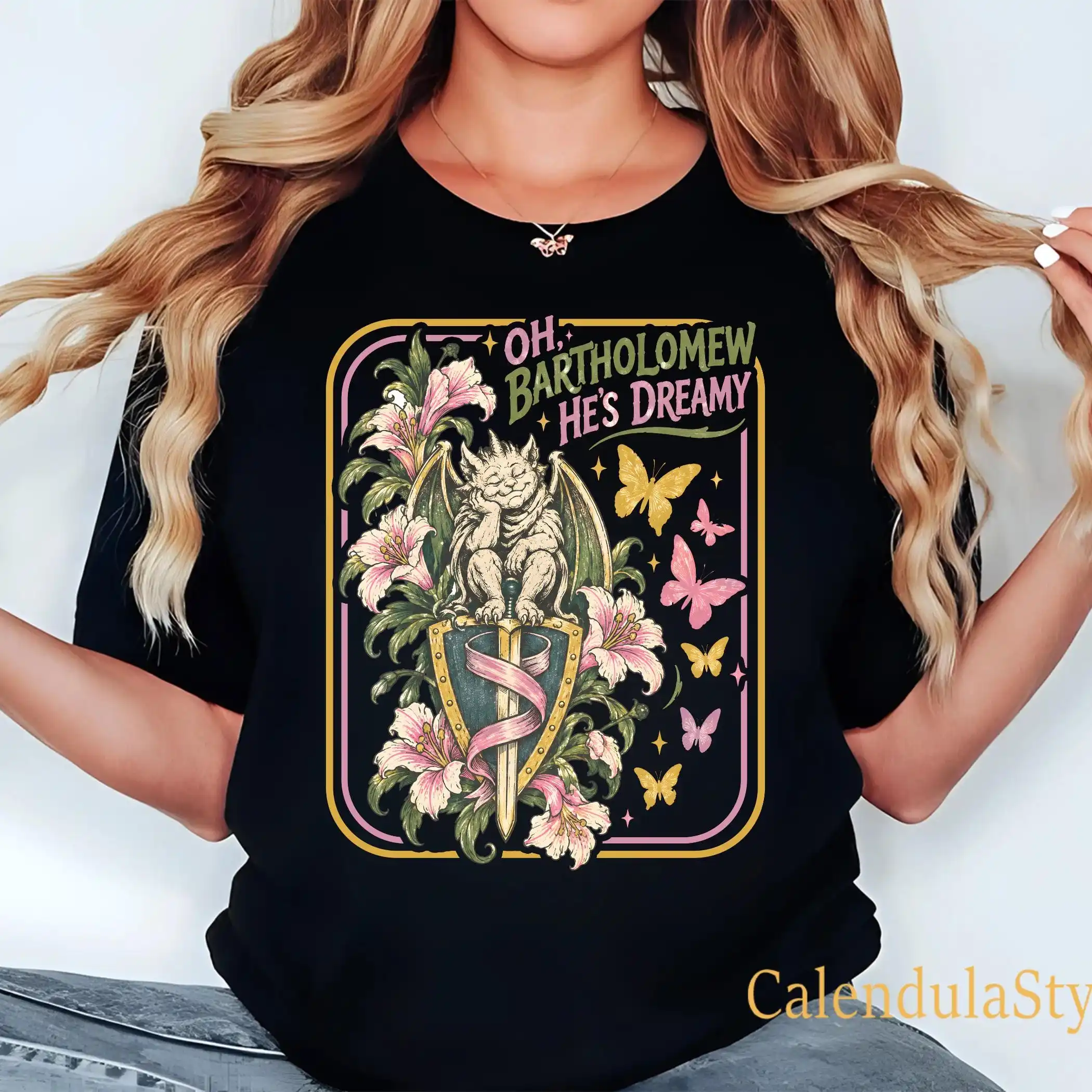 The Knight and The Moth, Bartholomew T-Shirt, Aisling Cathedral Tee Shirt, Moon and Moth Reader, Book Lover Gift, Rory and Sybil