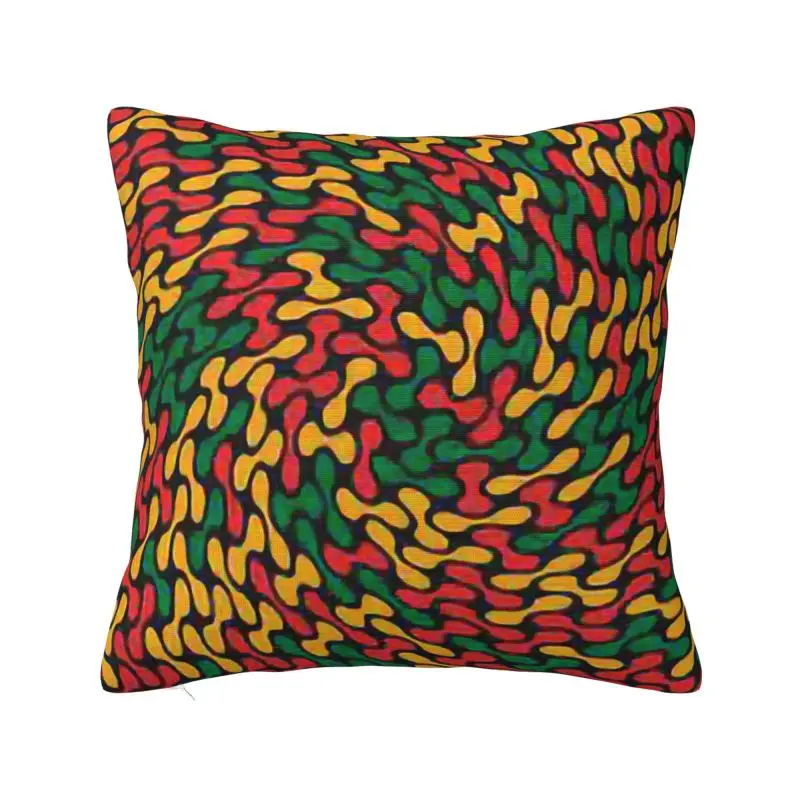 Ethiopian Flag Pattern Throw Pillow Case Living Room Decoration Cute Cushions Cover For Sofa Car Square Polyester Pillowcase