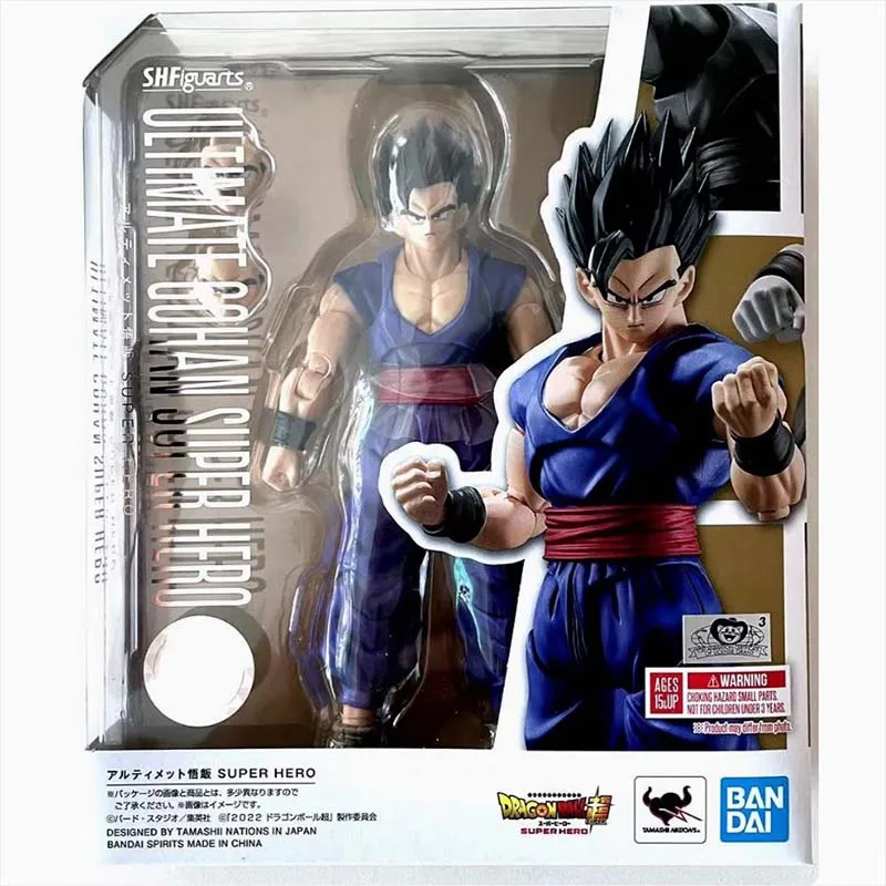 Bandai Dragon Ball Action Figure SHF Pan Super Hero Ultieme Gohan Vegeta Super Hero Goku Piccolo Anime Figuren Speelgoed Jongens Gift