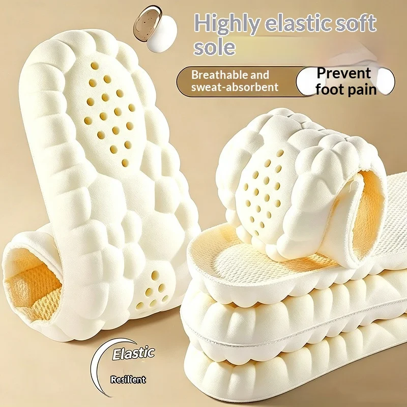 Deodorant Sweat‑Absorbing Breathable Thick Soft Cloud Feel Insoles for Women Summer Student Casual Sports Shoe Inserts