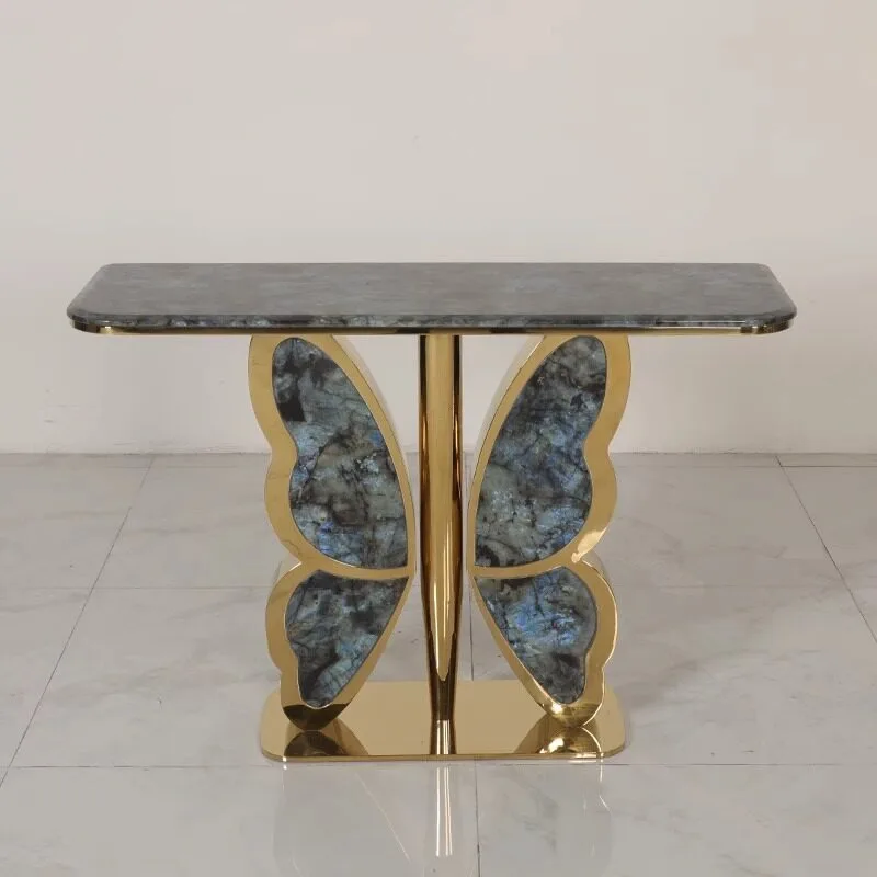 Light luxury simple modern entrance table ultra-narrow entrance entrance end view table creative decoration table