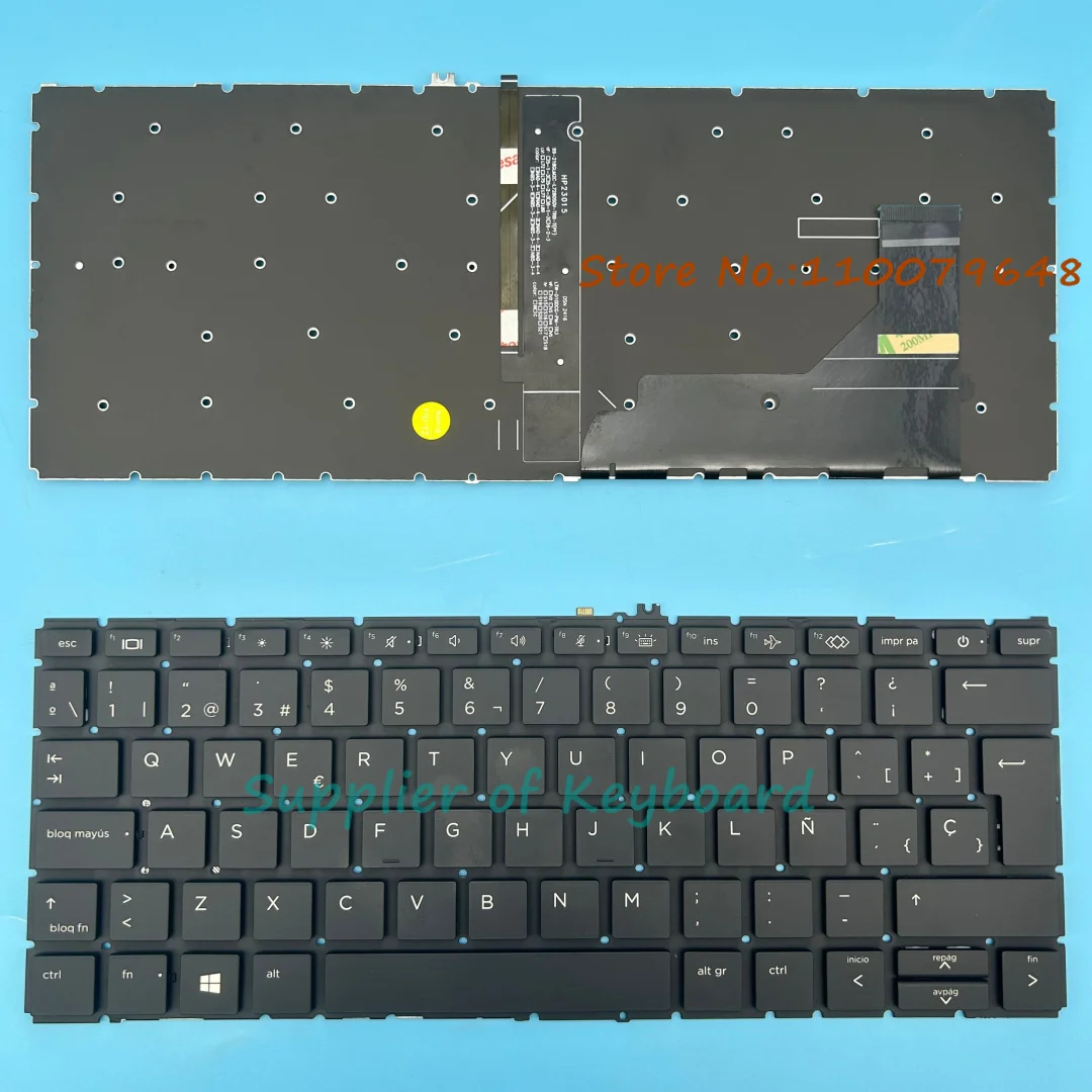 NEW English/Latin Spanish Keyboard For HP EliteBook 730 G7,730 G8,735 G7,735 G8,830 G7,830 G8,835 G7,835 G8 Backlit