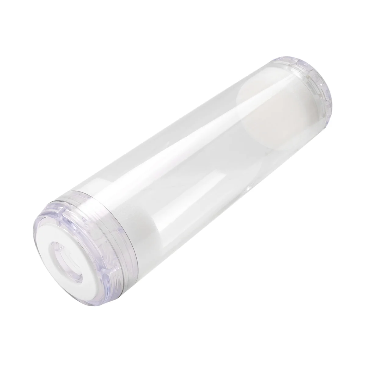 

T71C 10-Inch Reusable Empty Clear Cartridge Water Filter Housing Various Media Refillable