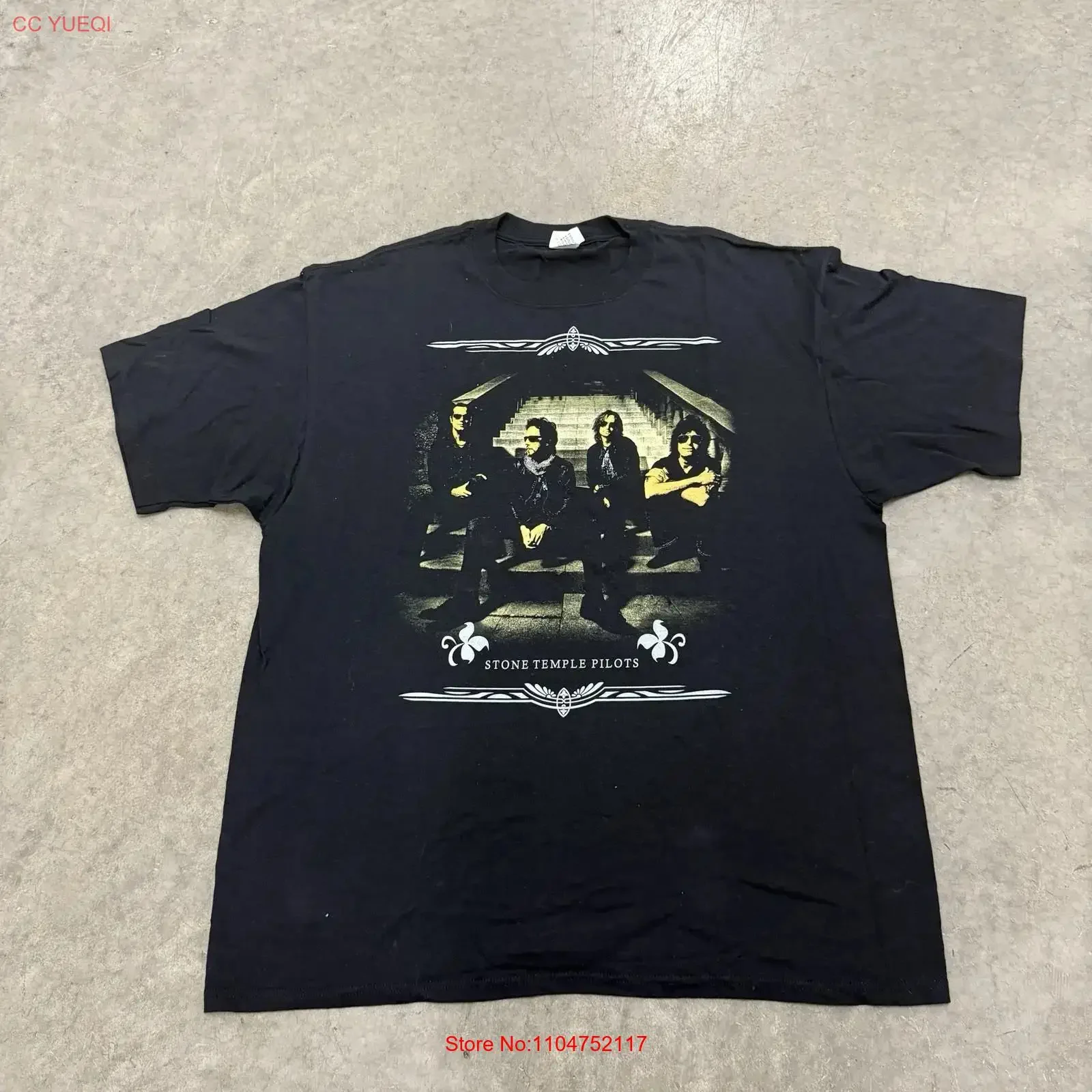 Stone Temple Pilots Black Tour T Shirt 2008 Rock Grunge Band 2XL vintage Washed Unisex Stylish Comfortable