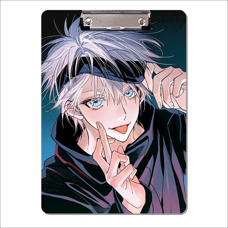 حار أنيمي Jujutsu Kaisen ملف جبيرة شخصيات كرتونية طباعة الإبداعية A4 الكتابة لوحة PP وسادة لوازم مكتبية #4