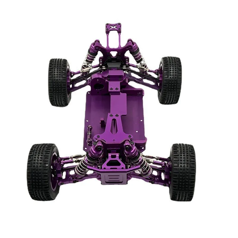 For WLtoys 1/14 144010 144001 02 RC Car Metal Frame Chassis Front bumper Shock absorbers Shock Tower Tail wing Wheel Servo Arm