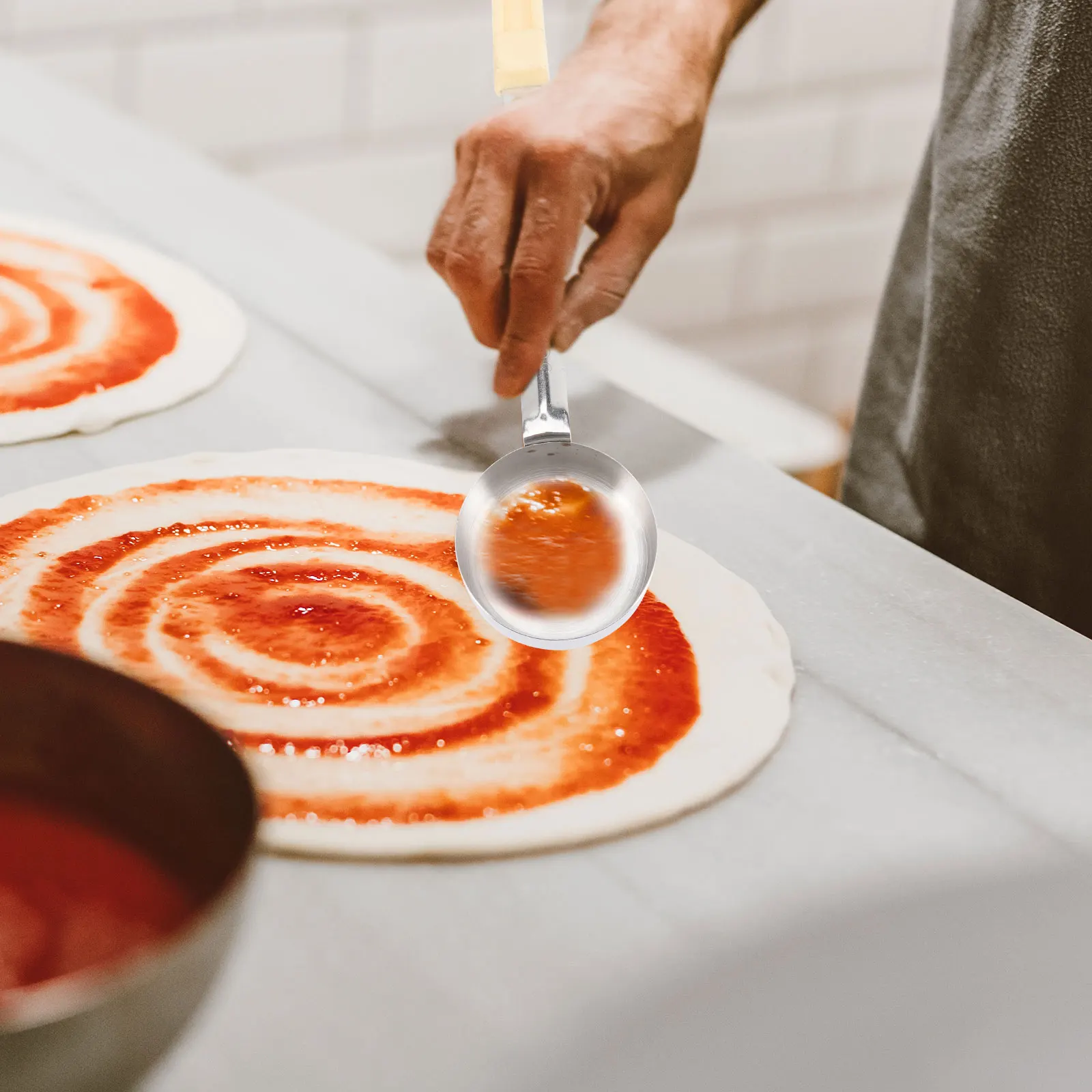

Pizza Sauce Small Ladles For Serving Sauce Portion Control Ladle Measuring Spoons Scoop Kitchen Restaurant Coffee Shop