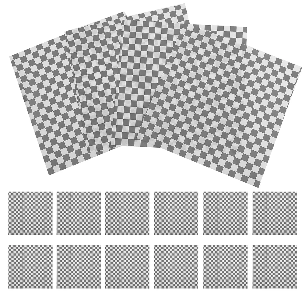 

50 Sheets Food Wrap Paper Sandwich Paper Greaseproof Oilproof for Burger French Fries Baking Basket Liners Burger Wrappers