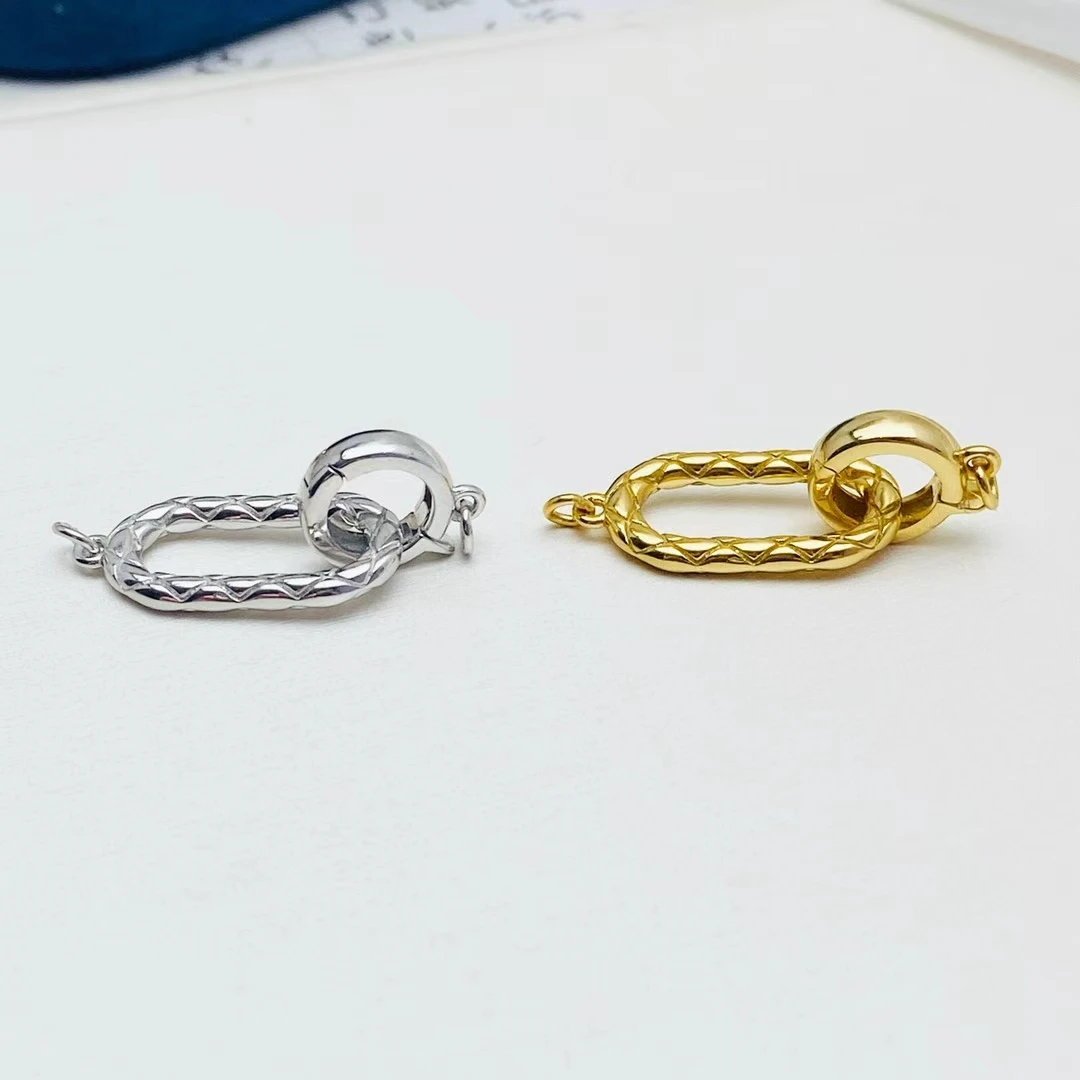 

Оптовая продажа DIY стерлингового серебра 925 пробы ожерелье браслет застежка крючок аксессуары для жемчуга 5-10 мм 5 шт./лот