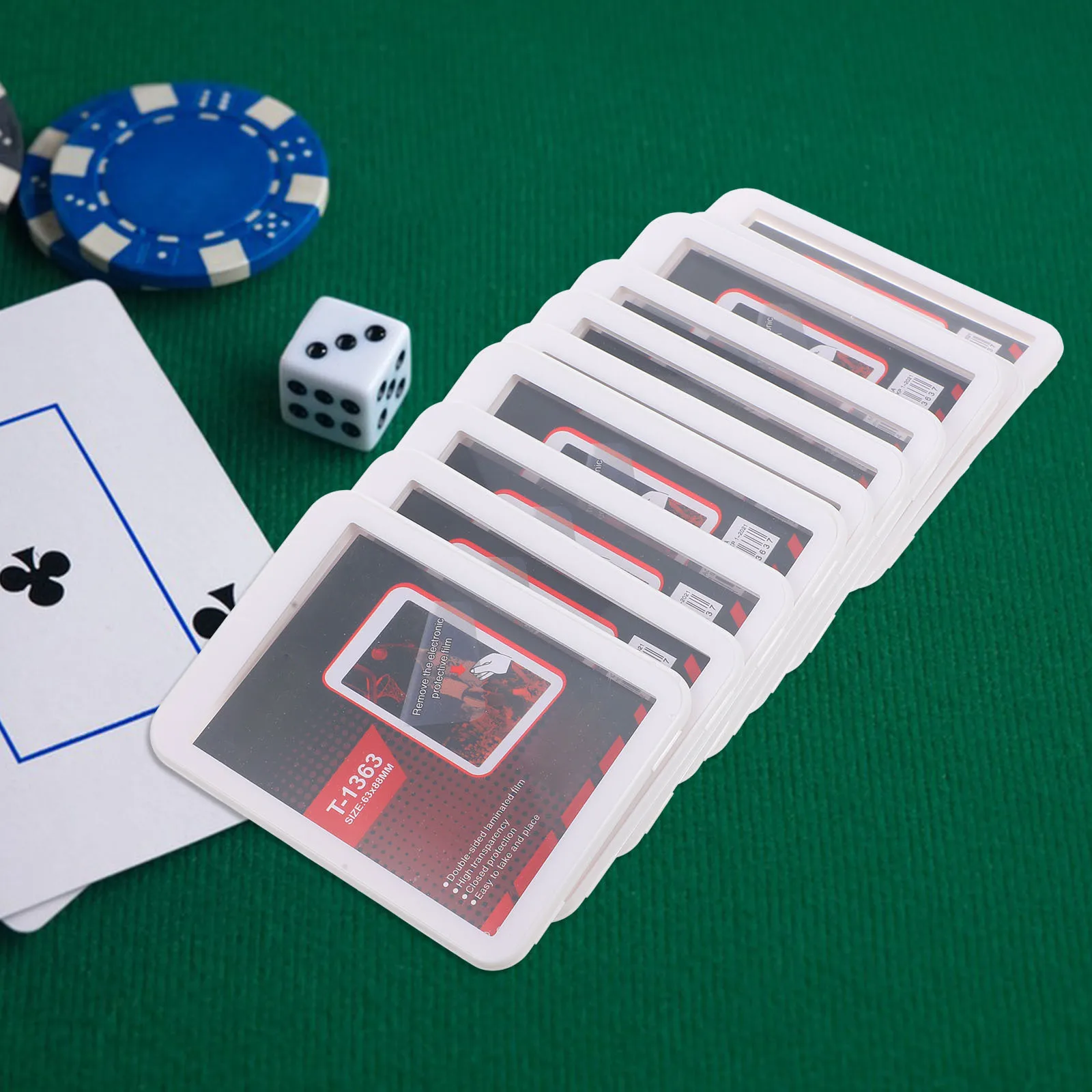 

10Pcs Clear Card Sleeves Hard Plastic for Trading Game Baseball Cards Transparent Protector Storage Versatile Flap Design Guards