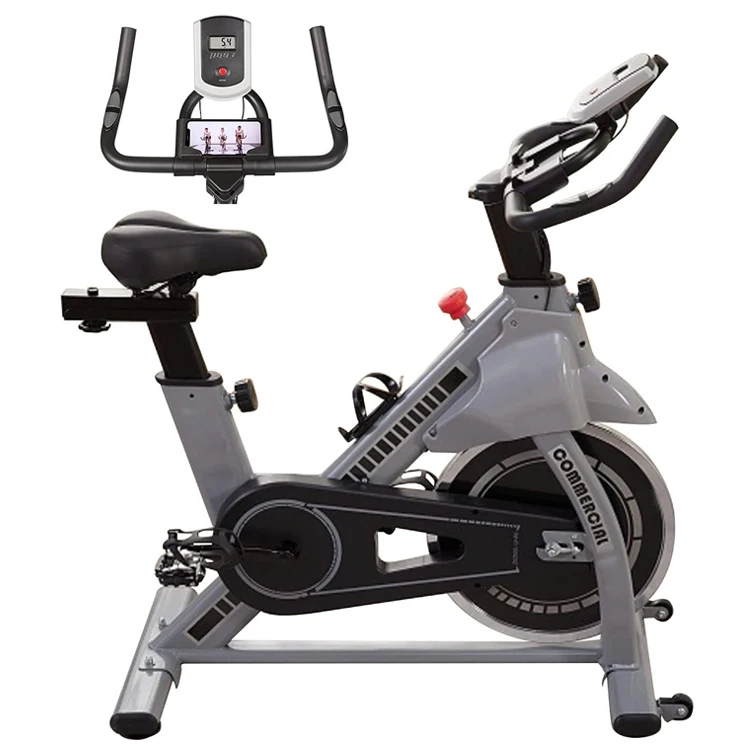 

Home Sports Exercise Fitness Bike Indoor Belt Drive Spin Bike with Monitor