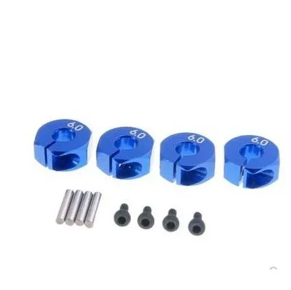 8 szt. Metalowa łącznik piasta koła Adapter sześciokątny 5mm 6mm 7mm do 1/10 HSP HPI Redcat osiowy SCX10 RC4WD D90 Wltoys RC DIY części samochodowe