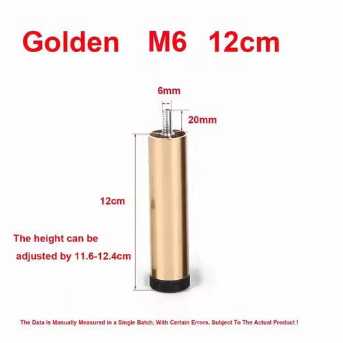M6 Furniture Height Increasing Foot Pads Washing Machines Refrigerators Shock-Absorbing Adjustable Support Legs - Image 15