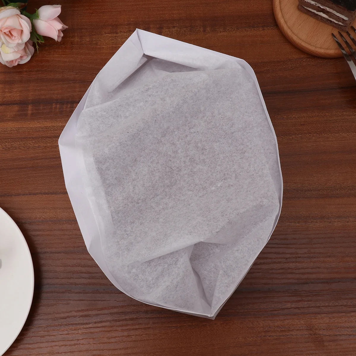 40pcs Disposable Chef Caps Lightweight Paper Hats for Cooking Kitchen Staff Off Headgear 2025 New Arrival