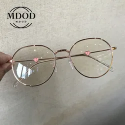 -0.5 Tot-4.0 Hart Patroon Been Bijziend Bril Afgewerkt Student Literaire Spektakel Vrouwen Bijziendheid Glazen Optische Eyewear