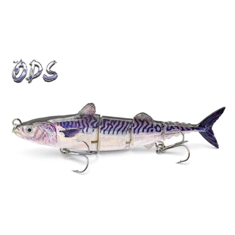 Afundando Swing Tuna Iscas de Pesca, Multi Joint Crank, Hard Isca Artificial, Plástico Oceano Pesca Combater Acessórios, 6"