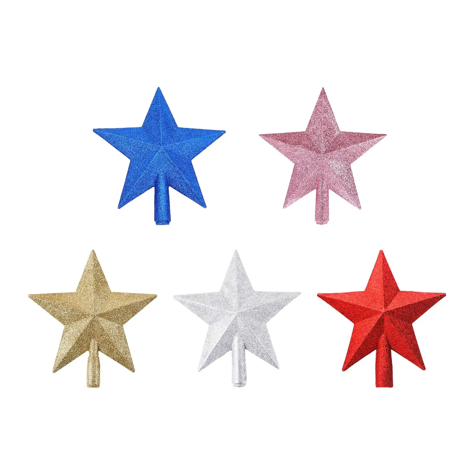 Star for Christmas Tree Top Pendant Festival Gifts for Holiday Indoor Window