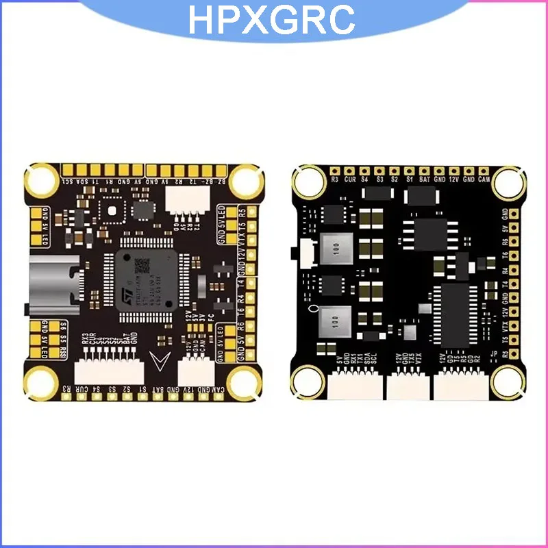 

HPXGRC F405 F722 Flight Stack w 55A ESC 16MB Blackbox ICM42688P Gyro Plug Play 30.5x30.5mm for FPV Racing RC Drone