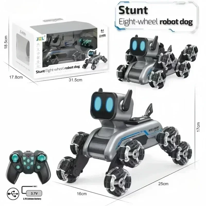 Rc Stunt Cars Robot Dog Telecomando Veicoli alla deriva Drift Auto Radiocomando elettrico Regalo per bambini Piccolo ragazzo Giocattolo per bambini Mini