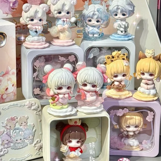 

Mimia Fengshen Tuan-All Star Flying Chess Series Blind Box Kawaii Mimia Anime Doll Mystery Box Фигурка Сумка-сюрприз