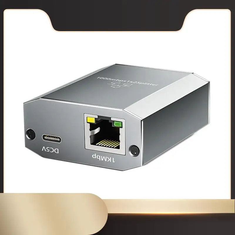 

Расширение сети цифрового телевидения Gigabit Ethernet LAN Интернет-сплиттер от 1 до 2, 1000 Мбит/с RJ45 для ПК, ноутбука, маршрутизатора-N36R