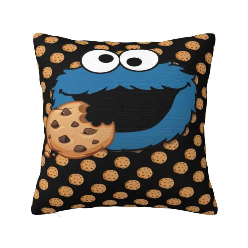 

Изготовленные на заказ чехлы для подушек Cookie Monster Television Programs, мягкая милая наволочка