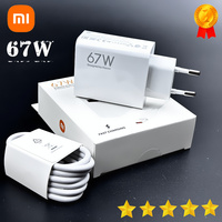 Original Xiaomi 67W Turbo Fast Charger EU Plug 6A Type C Cable For Mi 11 Pro Mix Fold Poco X3 GT X4 Pro 5G Redmi Note 11 Pro