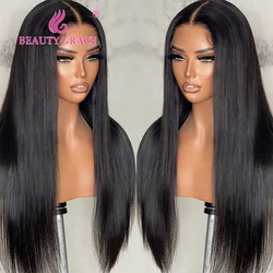 Beauty Grace 36 -16 Inch 4x4 Lace Closure Human Hair Wig for Women13X4 Hd Lace Frontal Wig Straight Lace Front Human Hair Wig