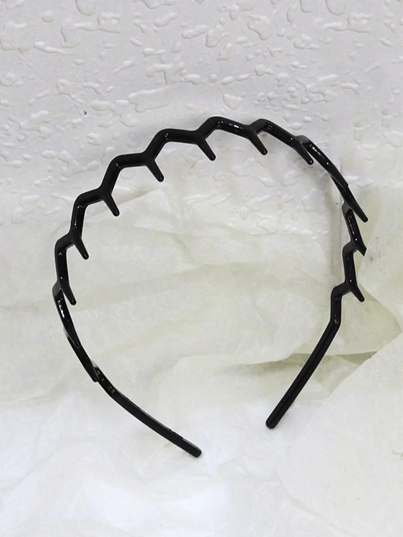 

2Pcs Wavy Tooth Headbands for Women, Non-slip Serrated Hair Hoop, Soft Comfortable Daily Hair Bands, Simple Practical Hair Acces