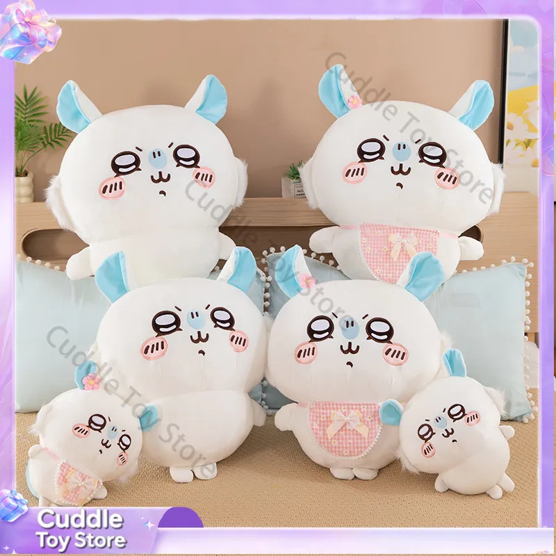 

Large Size Kawaii Chiikawa Plush Doll Hachiware Usagi Chiikawa Anime Soft Pillow Toy Cute Rabbit Cat Hamster Gift for Kids Girls
