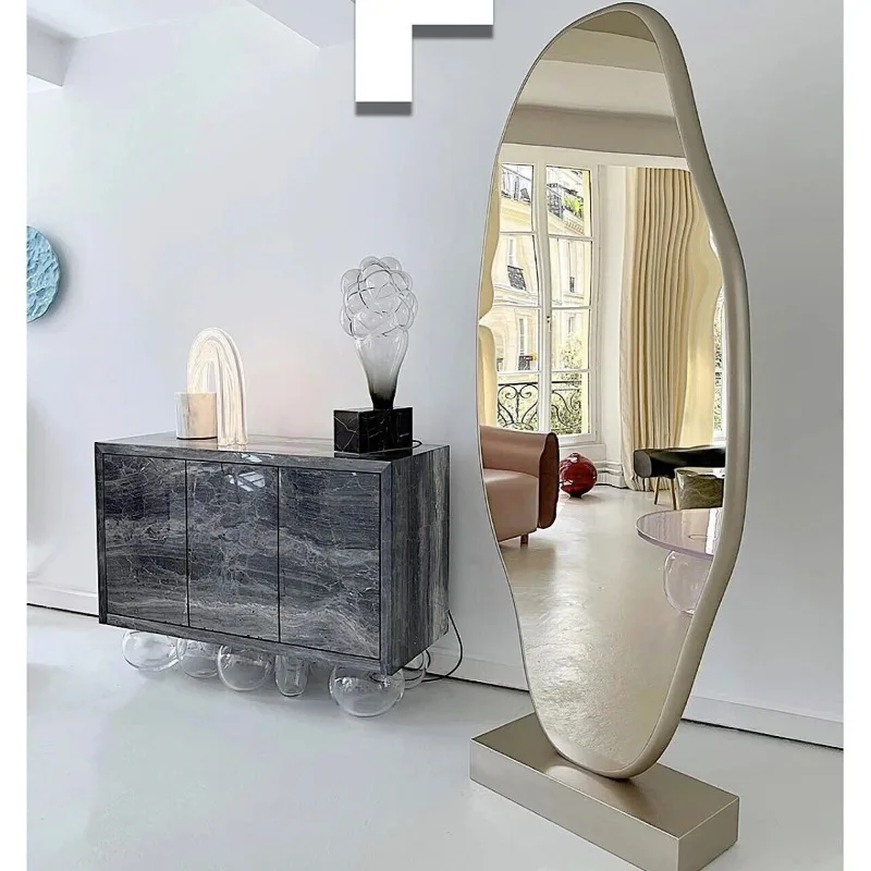 Full-body mirror photography base display props Floor-to-ceiling display mirror Creative personality special-shaped mirror