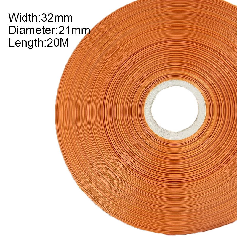 Yellow Plastic Sausage Casings for Sausage 20Mx32MM Shell for Sausage DIY Maker Machine Tools Hot Dog Casing Kitchen Tools